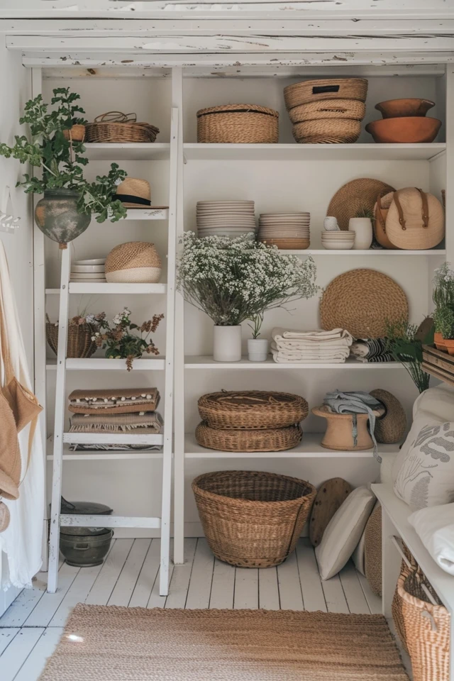 Creative Storage Ideas for Closet Ladders
