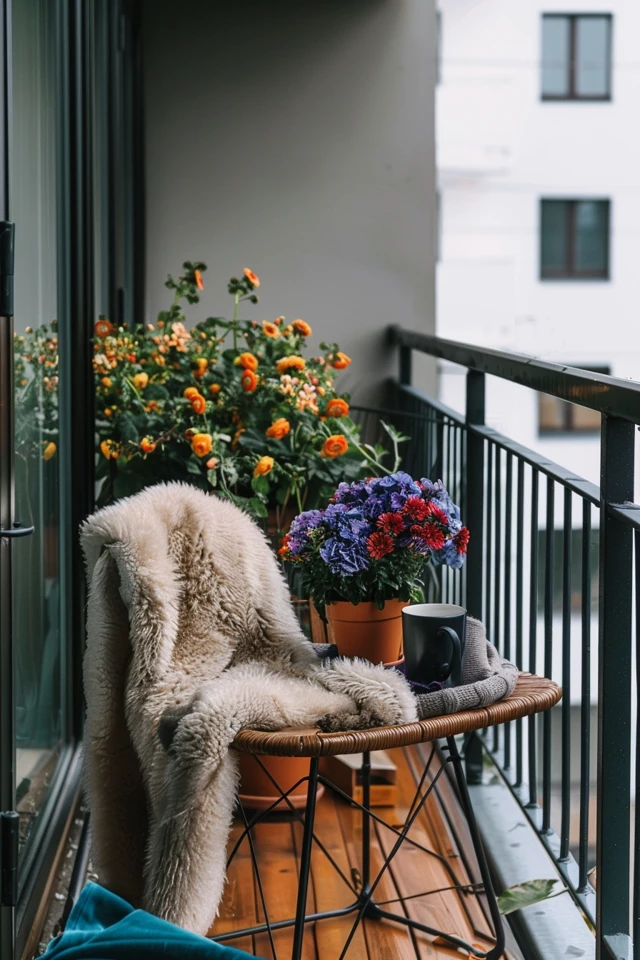 Balcony Decor with Sustainable Materials