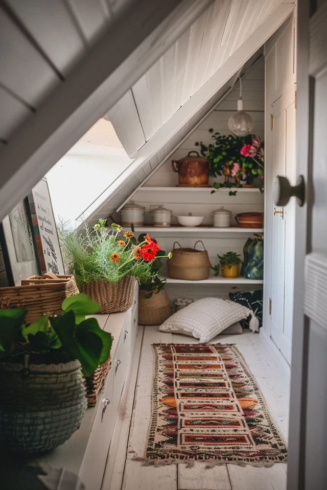 Building Cubbies for Attic Storage
