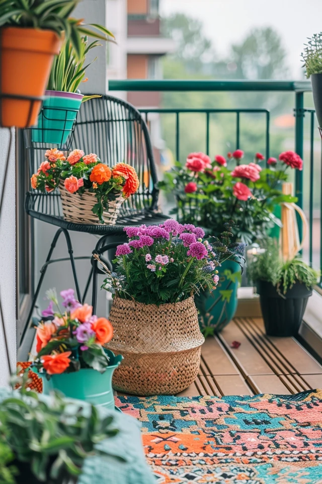 Boho-Chic Balcony Decor Ideas