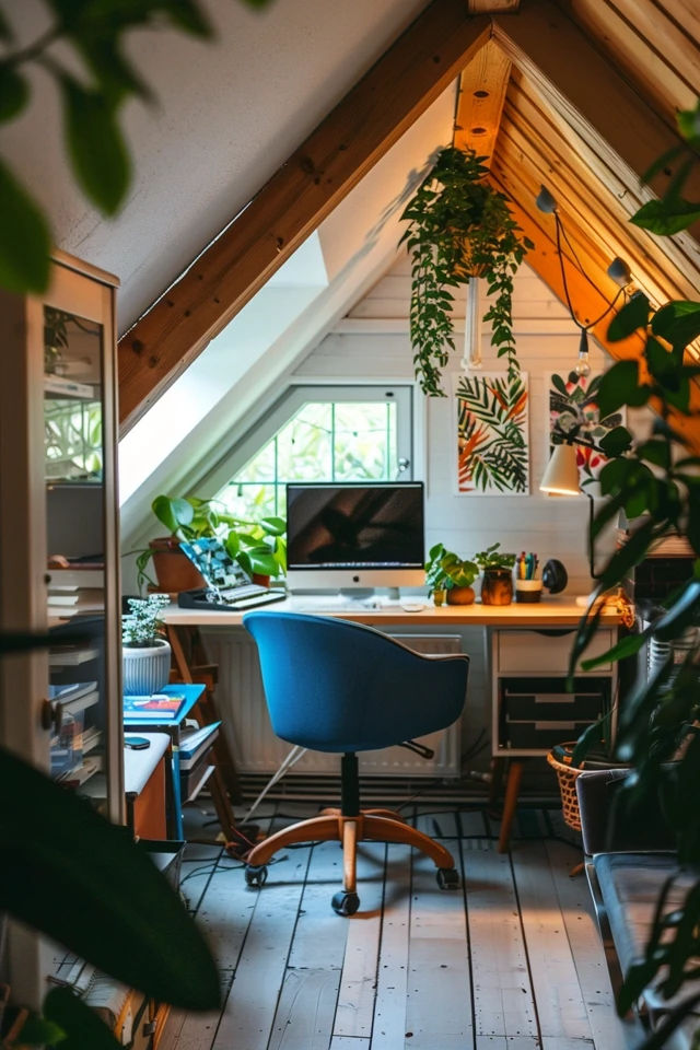 Attic Workstation: Efficient and Organized