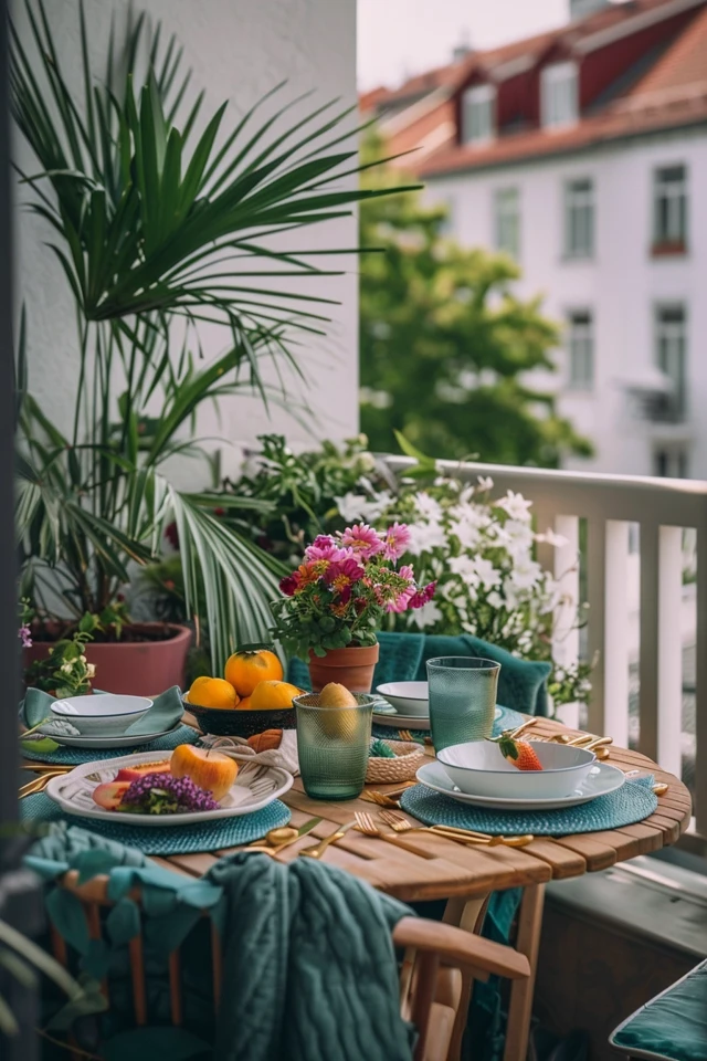Creating a Balcony Dining Area