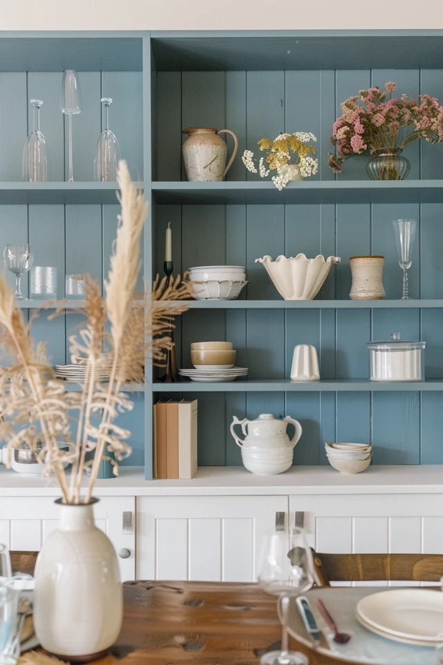 Built-In Shelves and Display Cabinets