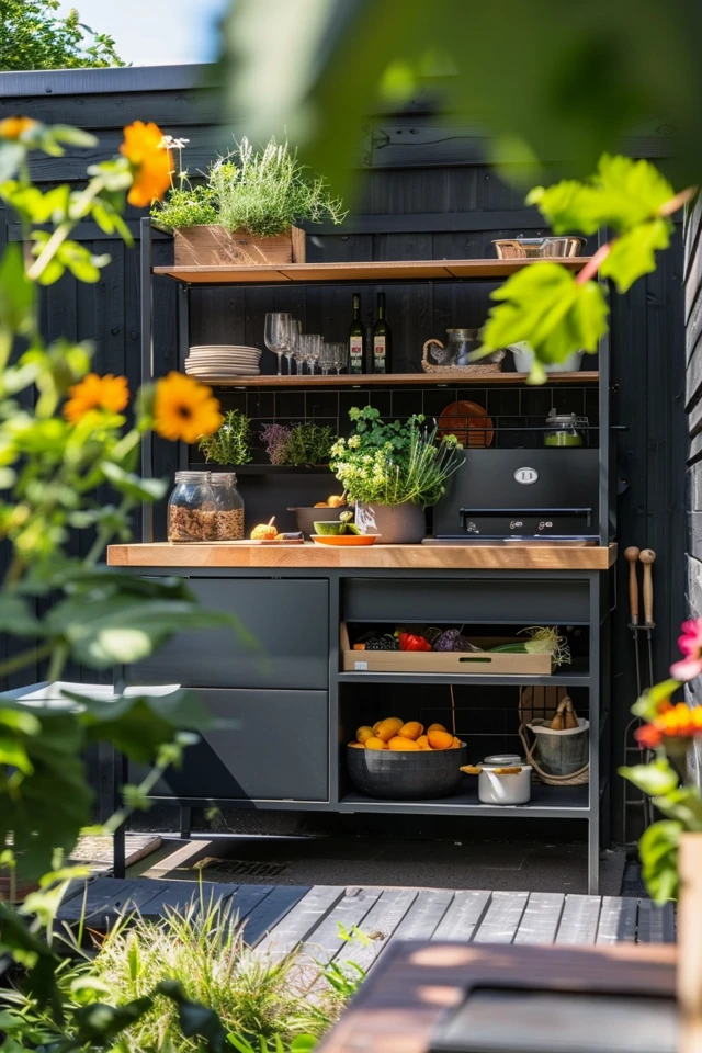 Save Money with a Perimeter Outdoor Kitchen