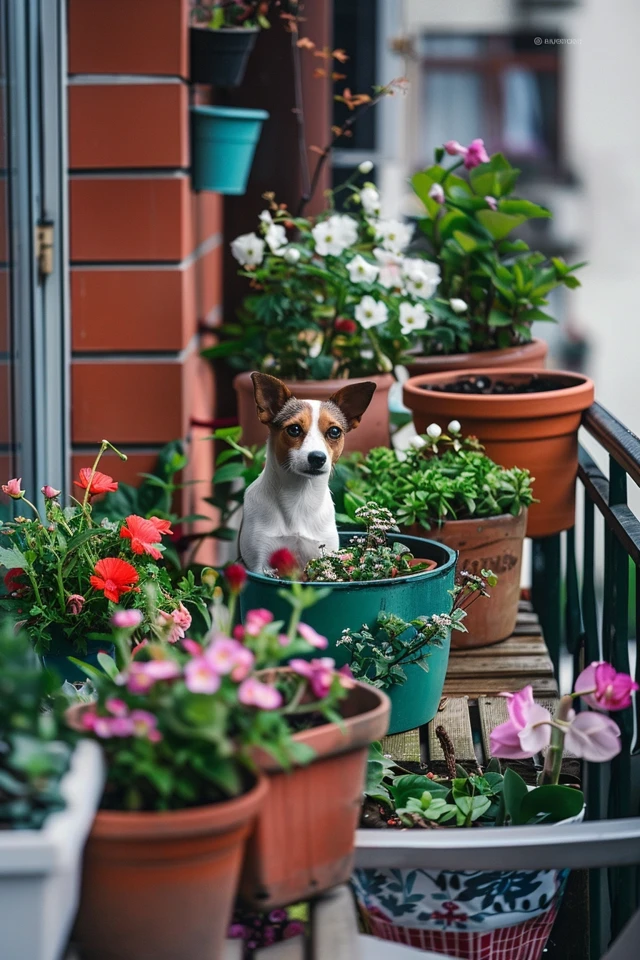 Balcony Decor for Pet Owners