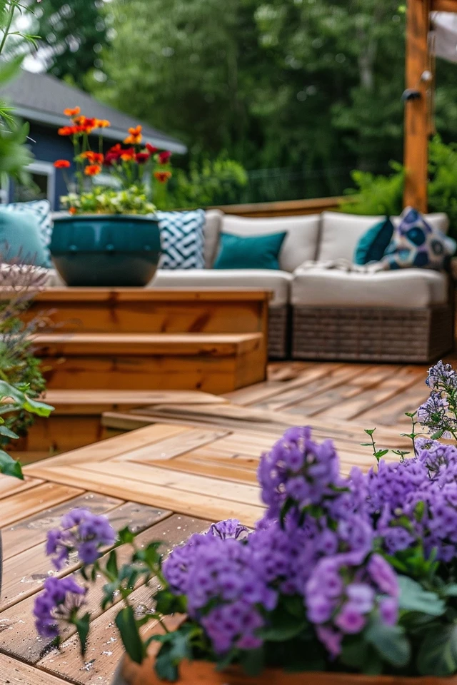 Utilizing Elevated Platforms and Built-In Seating