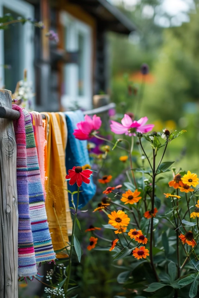 Repurpose with Style: Old Clothesline Pole Ideas
