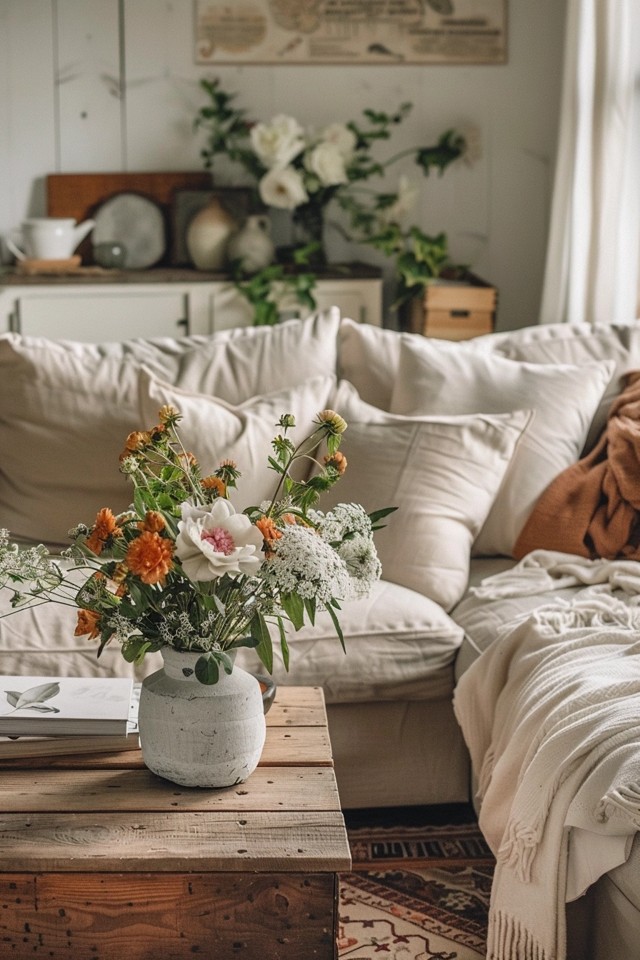 Farmhouse Living Room Tips: Rustic Decor