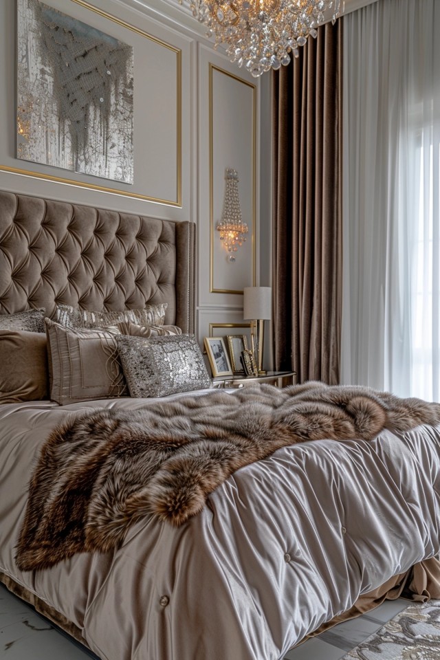 Create a Statement Wall with Velvet Wallpaper