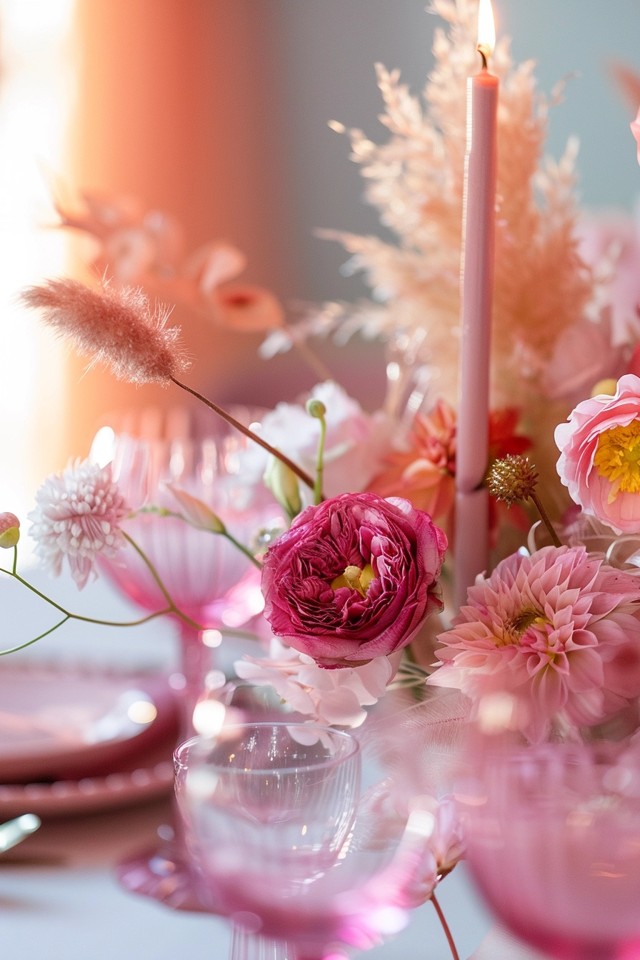 Chic Pink Centerpiece Ideas for Your Table Decor