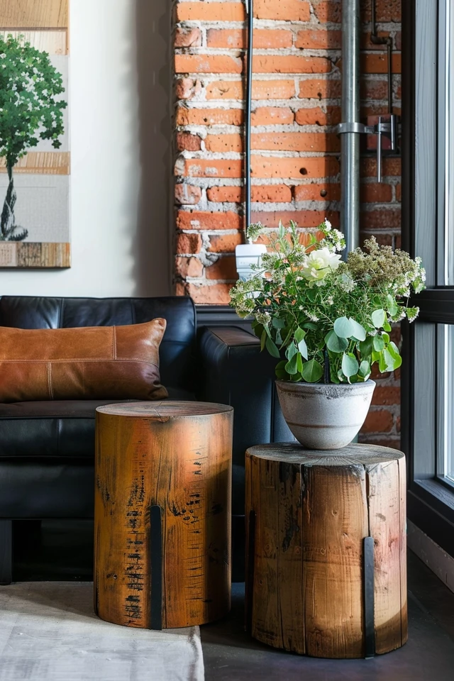 Industrial Side Tables: Functional Decor