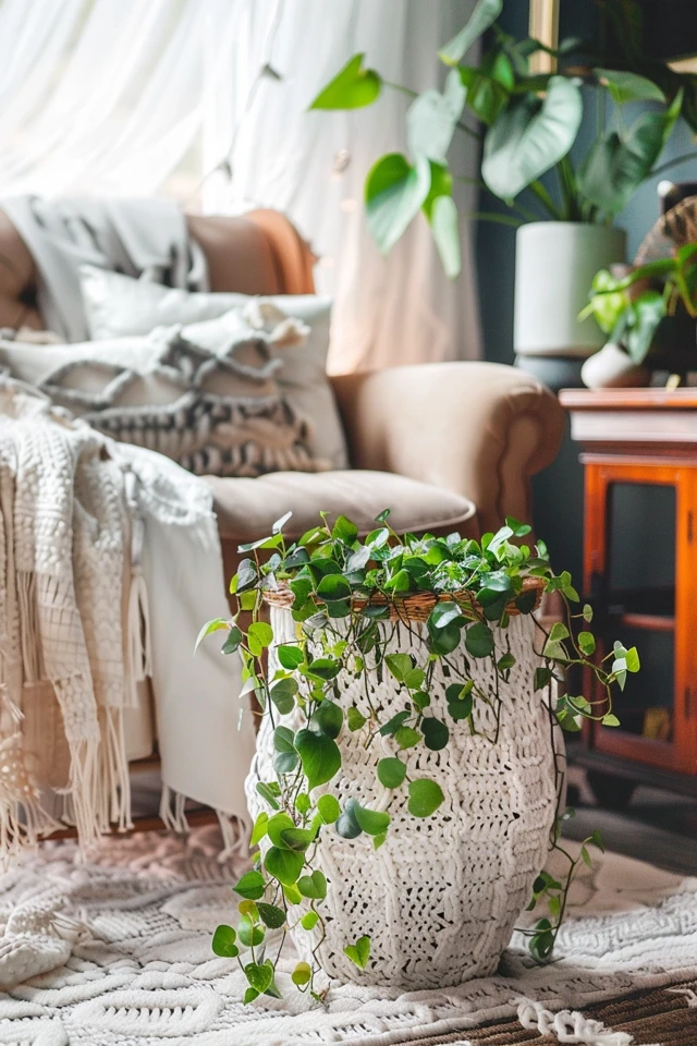 Bohemian Planters: Stylish Greenery