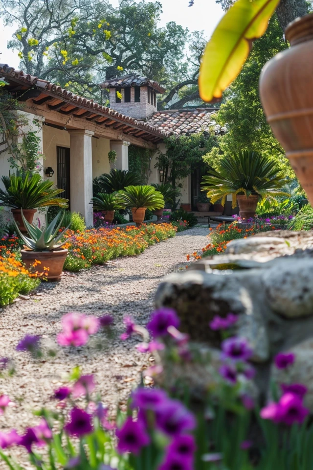 Tropical Hideaway at a Ranch-Style House
