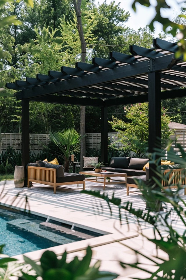 Explore the Latest Stylish Black Pergola Trends
