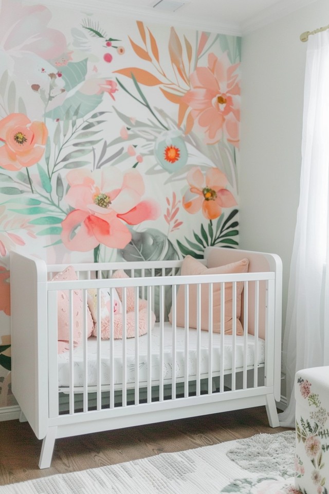 Wallpaper and Decals for Nursery Accent Walls