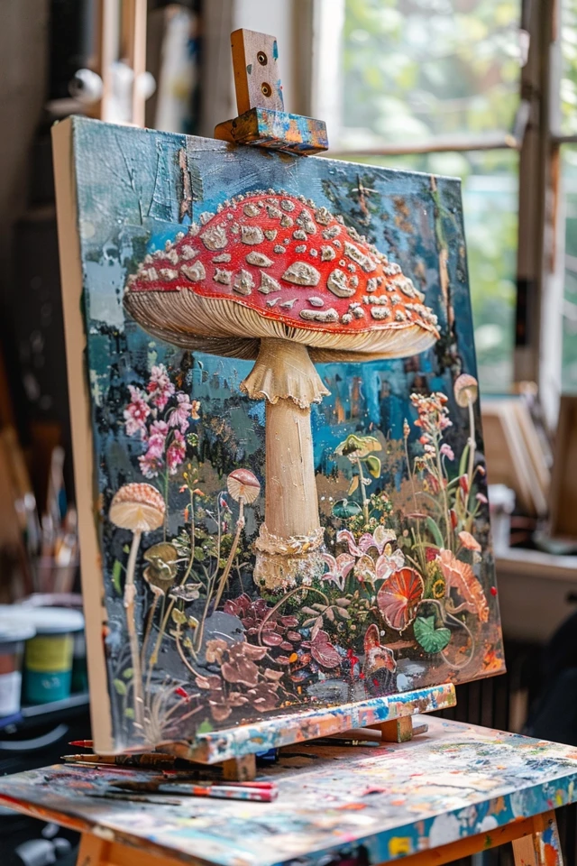 Easy Mushroom Painting Ideas for Artistic Fun