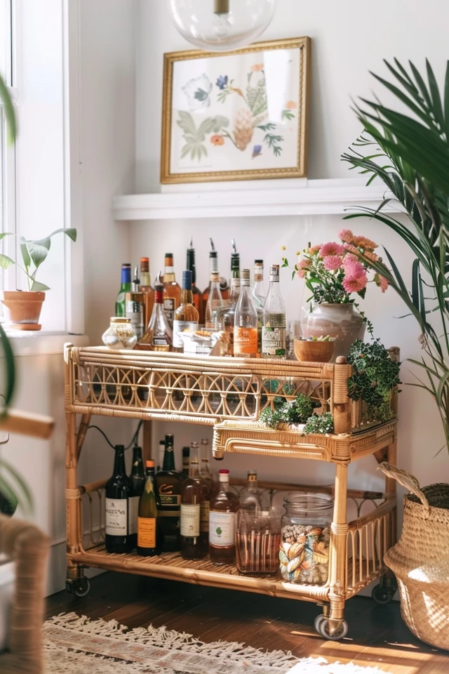 Bohemian Bar Carts: Entertain in Style