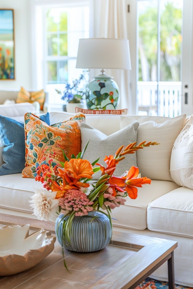 Beach-Themed Living Room: Coastal Decor Tips