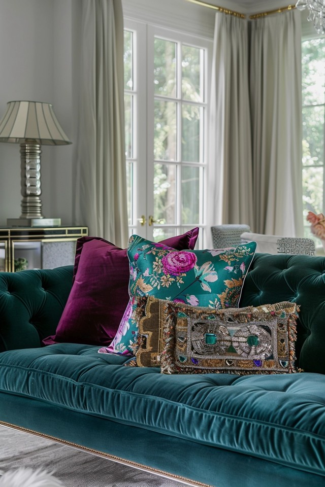 Glamorous Design Elements of Velvet Sofas