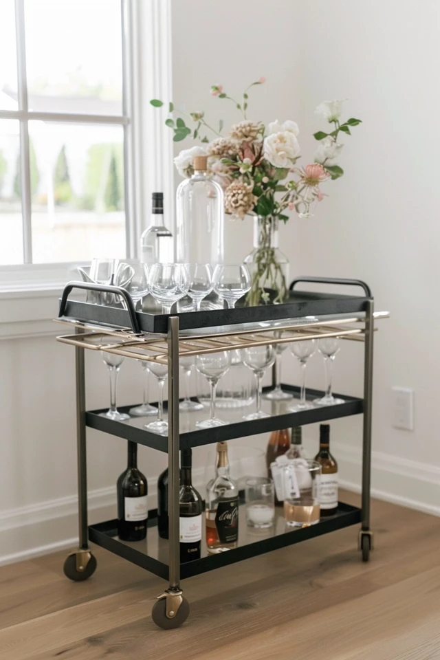 How to Style a Minimalist Bar Cart - photo 2