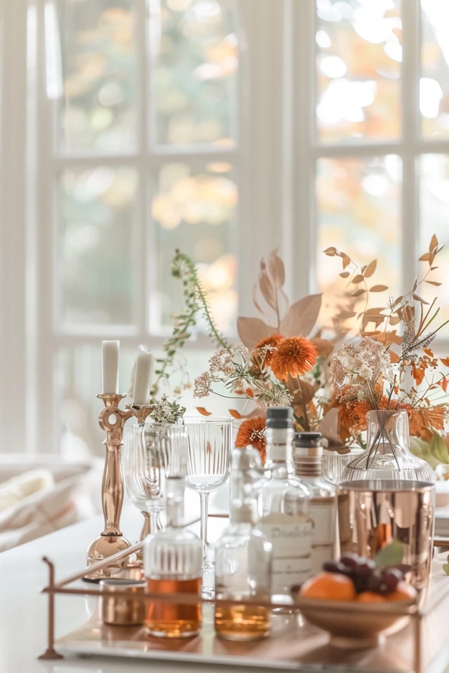 Entertain in Style with Thanksgiving Theme Bar Carts
