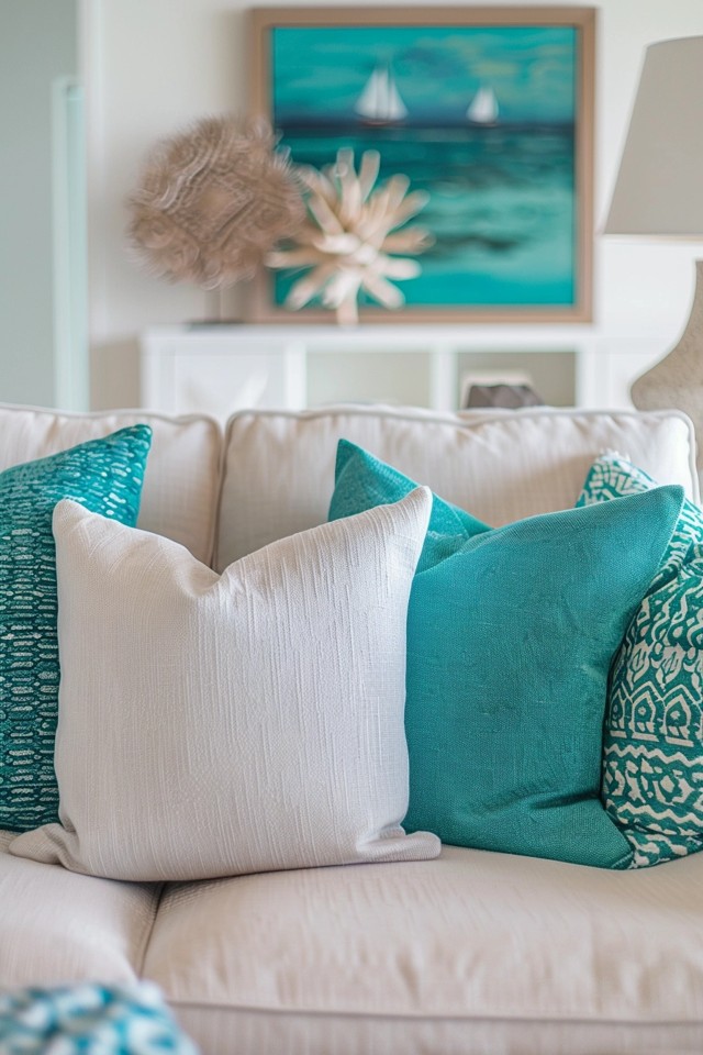 Coastal Living Room Decor: Bright and Breezy