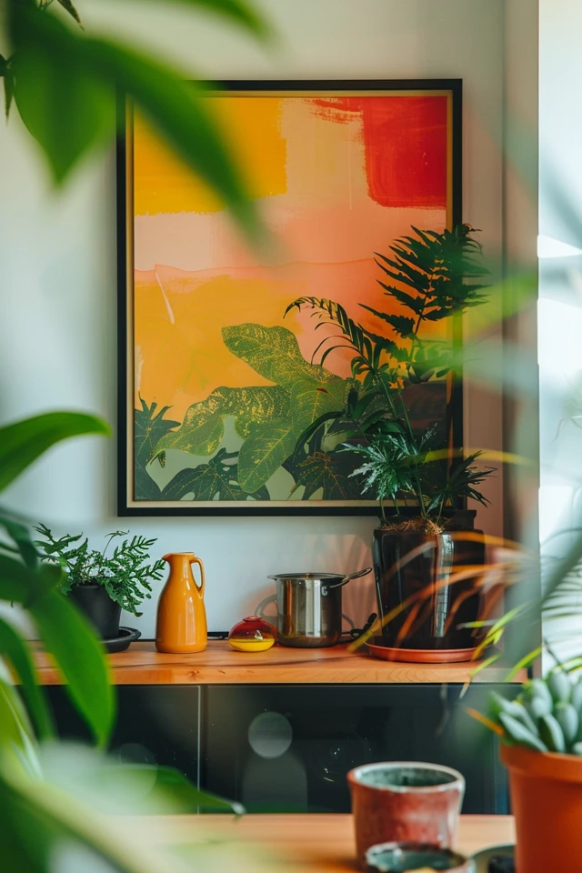 Embrace Modern Artwork with Contemporary Vertical Wall Decor