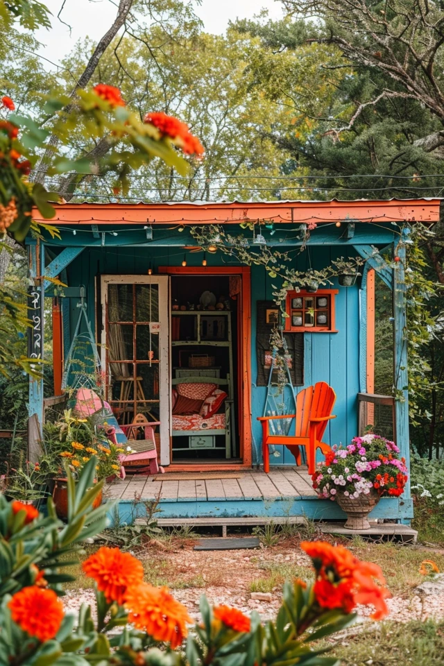 Creative Shed Porch Ideas for Your Backyard