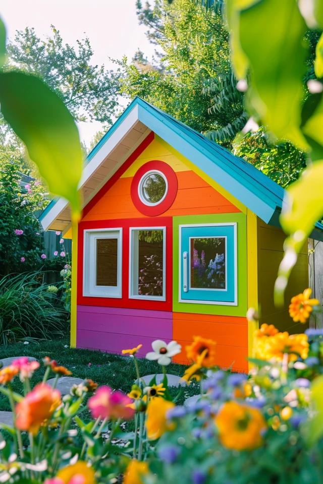 Creative Painting Playhouse Ideas for Kids