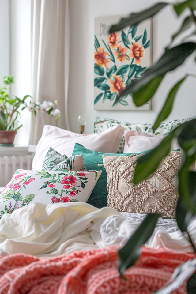 Floral Accent Walls and Walls