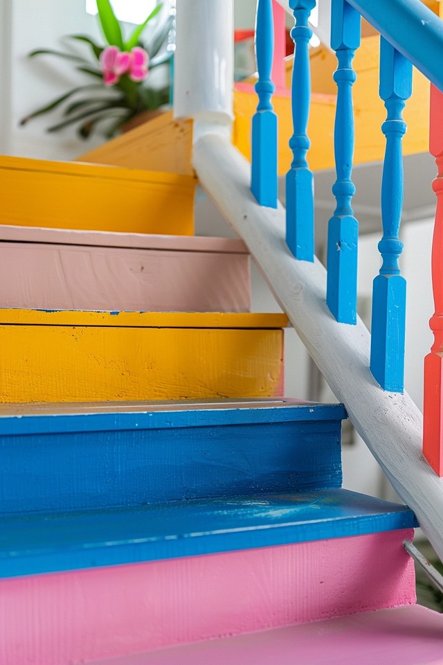 Brighten Your Stairs: Ideas for Painting Banisters