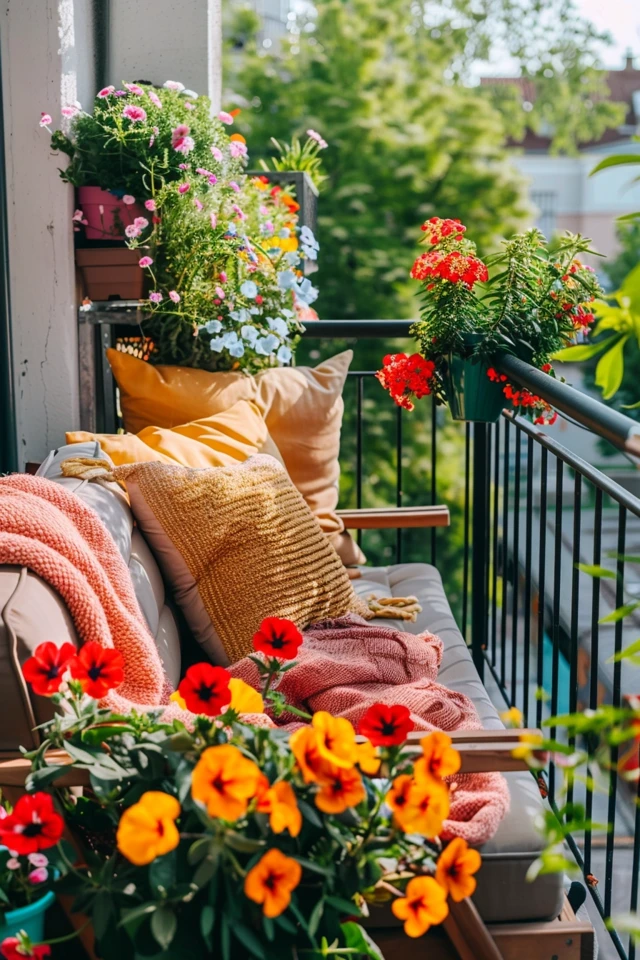 Eclectic Balcony Decor: Mix and Match Styles