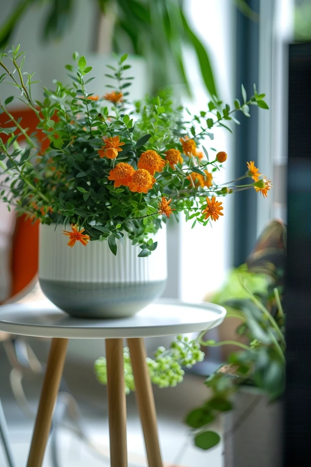 Stylish Greenery with Thanksgiving Theme Planters