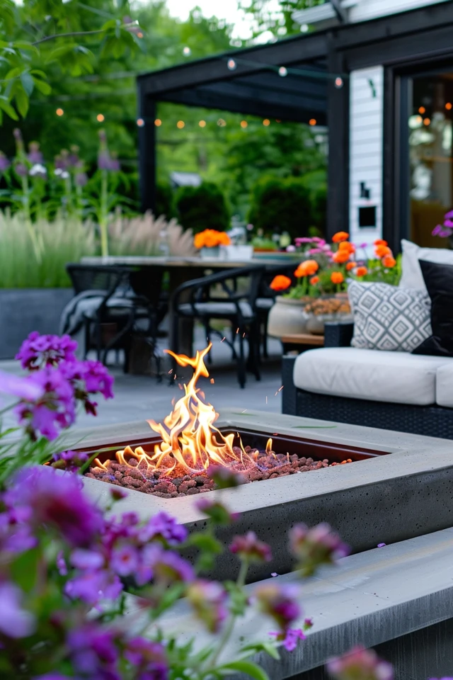 Unique Outdoor Fire Pit Seating Ideas