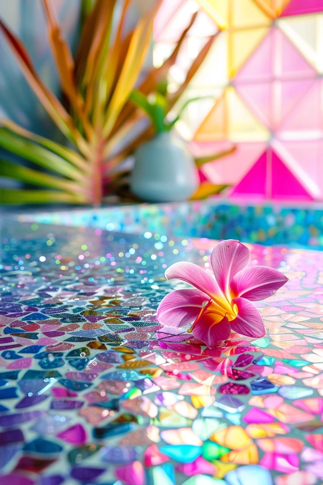 How to Use Glitter Grout in Your Bathroom