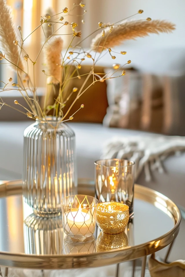 Elevate Your Space with Gold and Silver Living Room Ideas