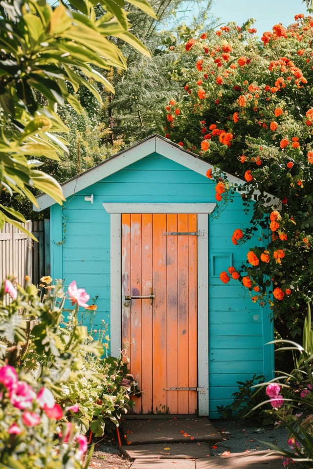 Creative Painting Sheds Ideas for Your Backyard