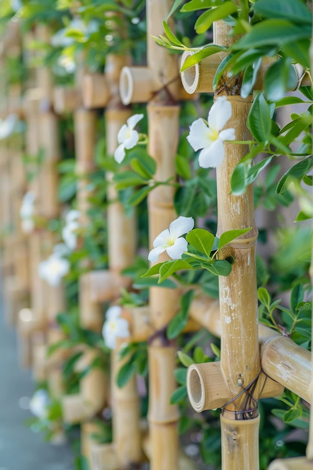 Unique Bamboo Fence Designs