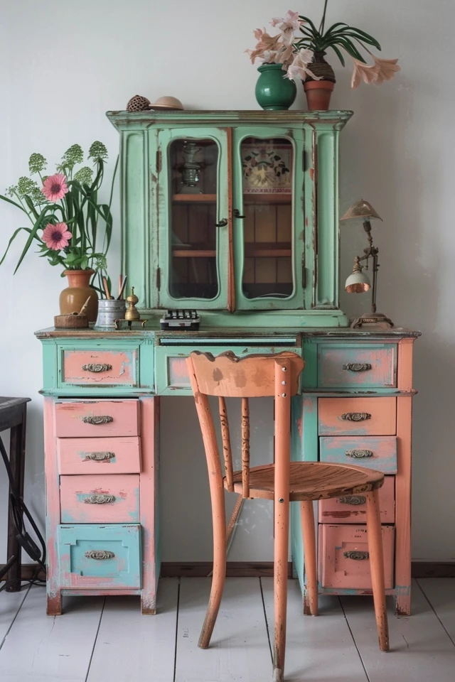 Chalk Paint Desk Ideas for Creative Home Offices