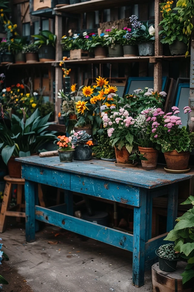 DIY Farm Shop Workbench Ideas