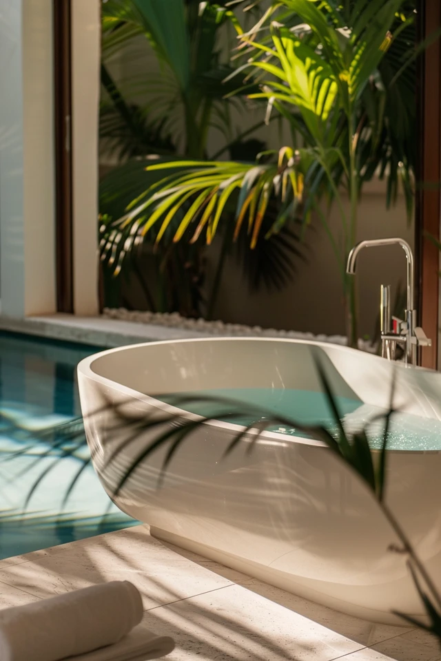 Sleek Modern Pool Bathroom Ideas for Your Home