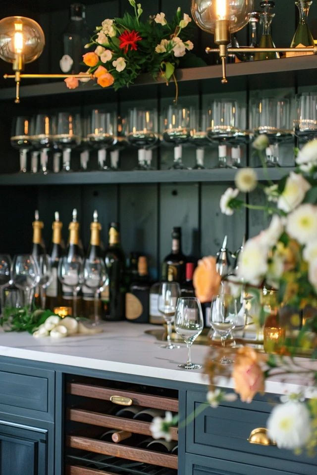Maximize Space with Chic Under Bar Storage Ideas