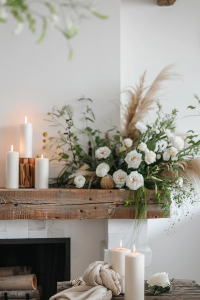 Reclaimed Wood Mantel Inspiration