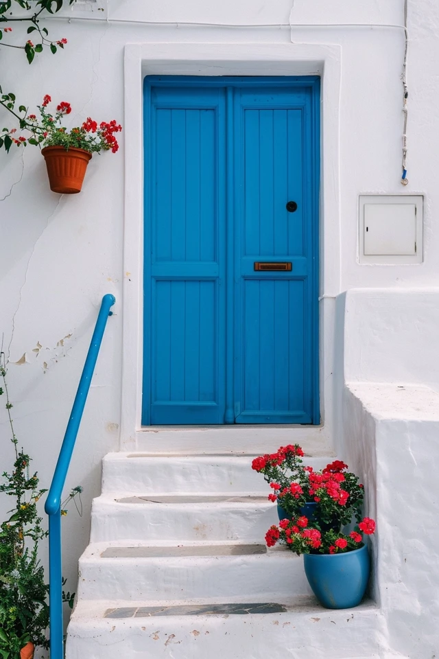 Creative and Stylish Front Door Stair Ideas
