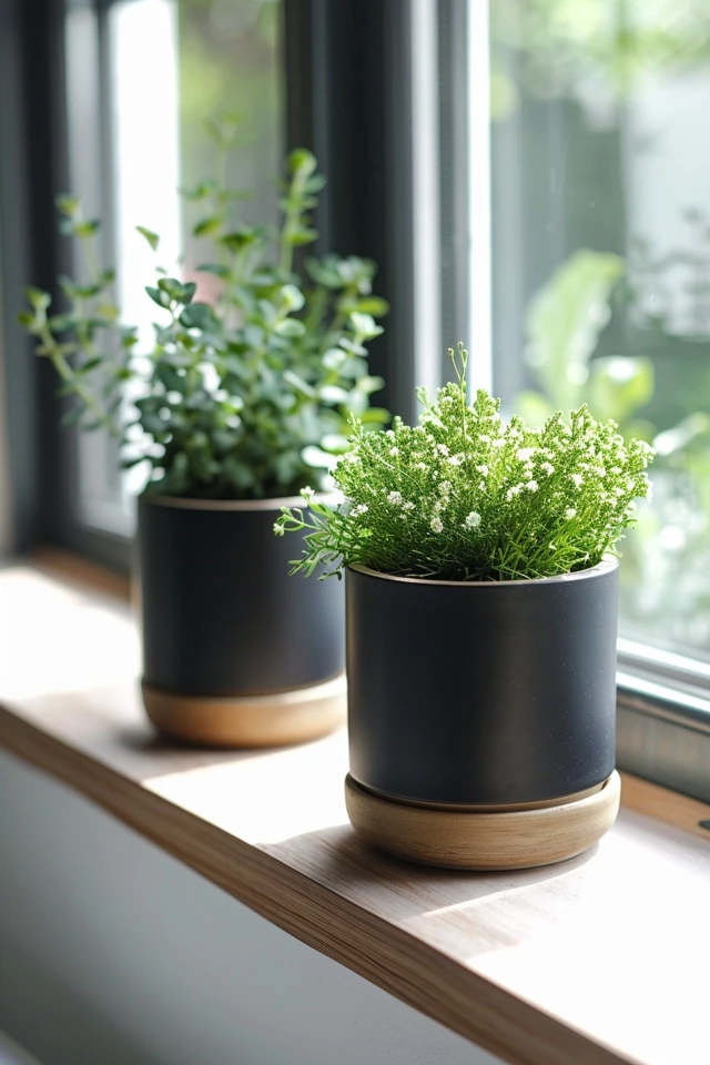 Minimalist Planters: Stylish Greenery