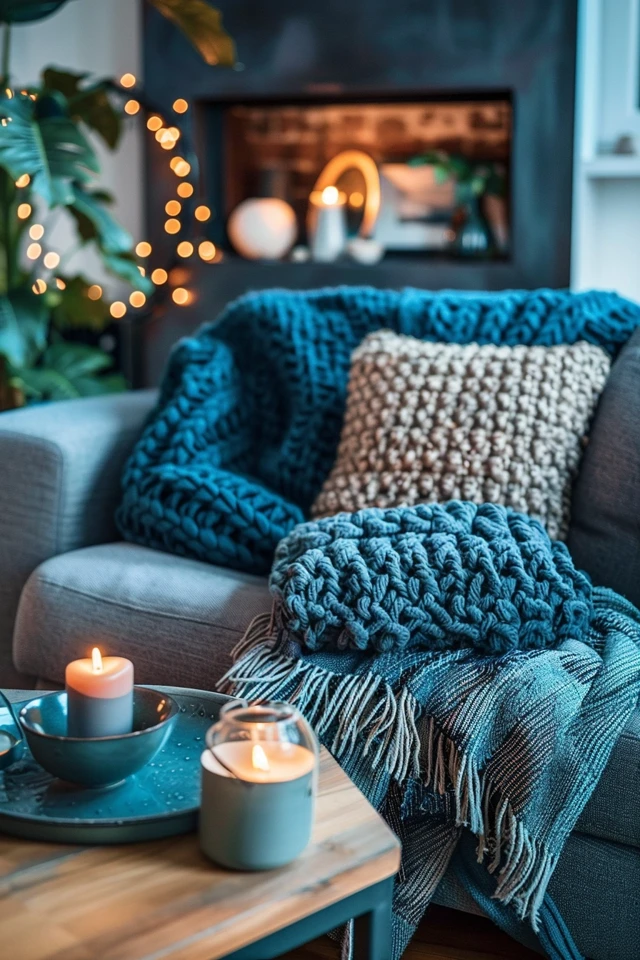 Cozy Blue Grey Living Room Ideas for Your Home