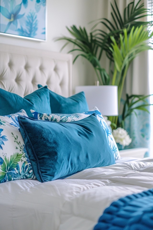 Layer in Blue Accents for a Serene Atmosphere