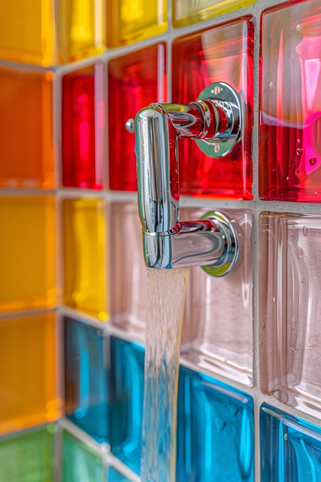 Stylish Glass Block Shower Designs
