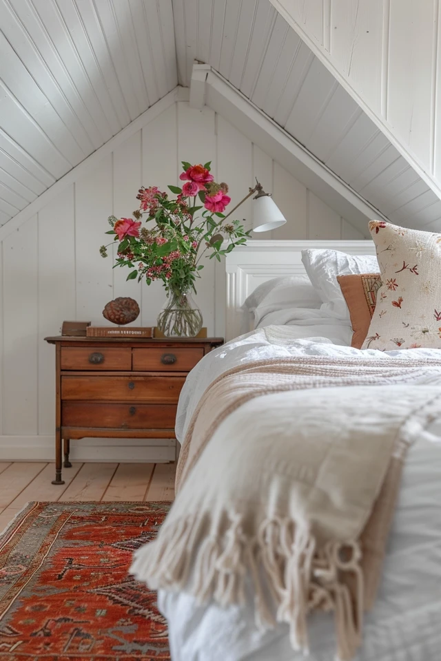 Farmhouse Attic Decor: Warm and Inviting