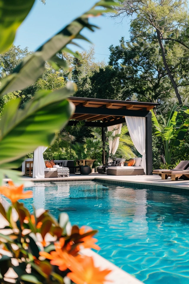 Types of Modern Pool Gazebo Styles